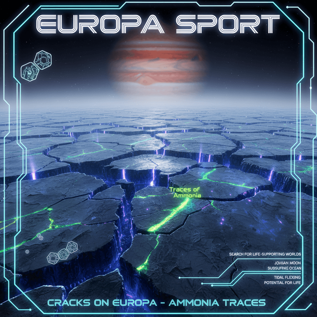 Jovian Ice-Marble Leaks Industrial Solvent, Locals Thrilled